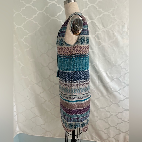 Beachlunchlounge Aquamarine Sleeveless Dress Small viscose short dress - Picture 3 of 10